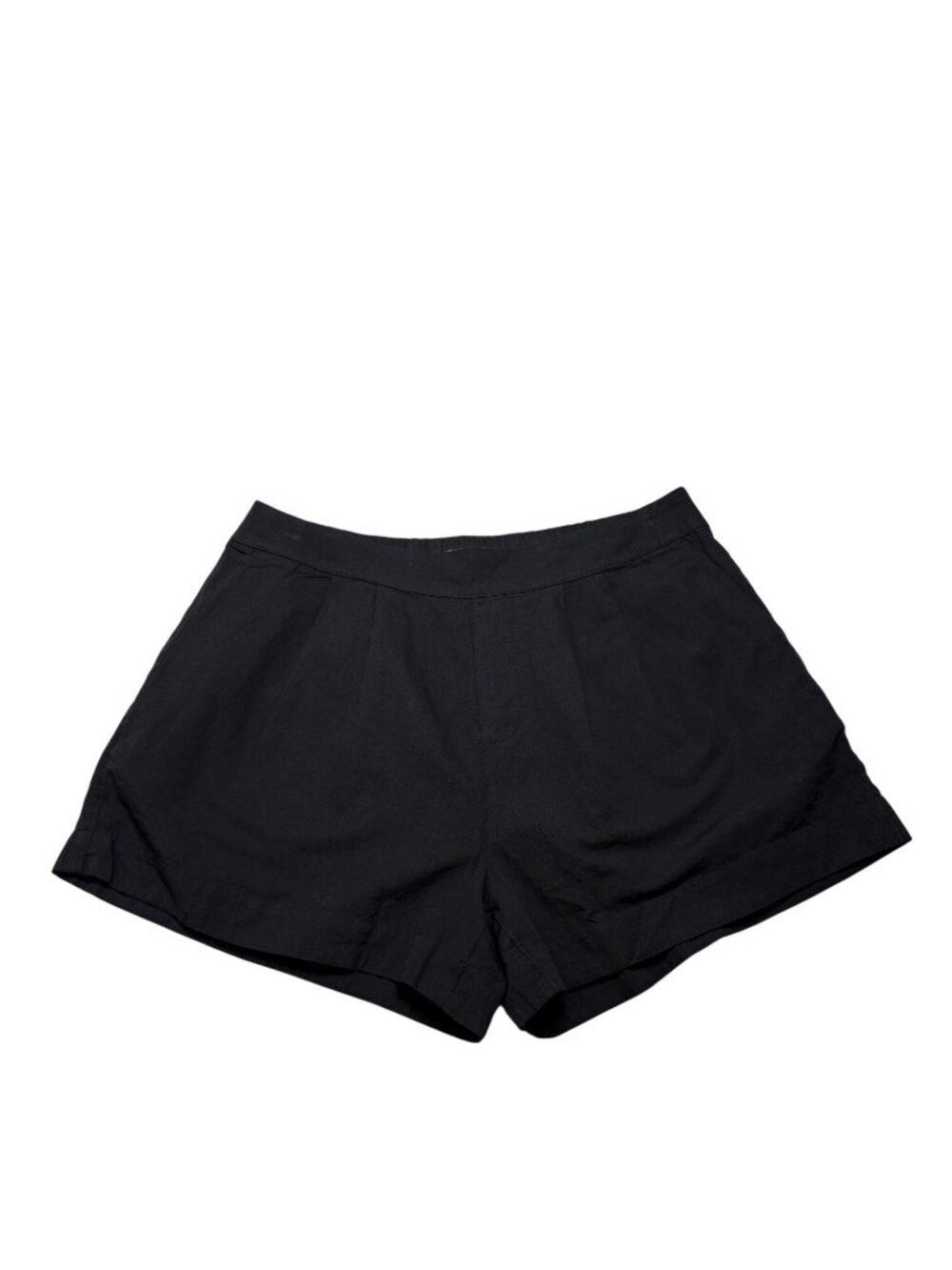 Pact Canopy Linen High-Waisted Short Made Organic Cotton Linen Black-sz XL - Picture 7 of 10